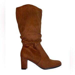 LifeStride Maltese WC Brown Knee Boots Sz 6.5